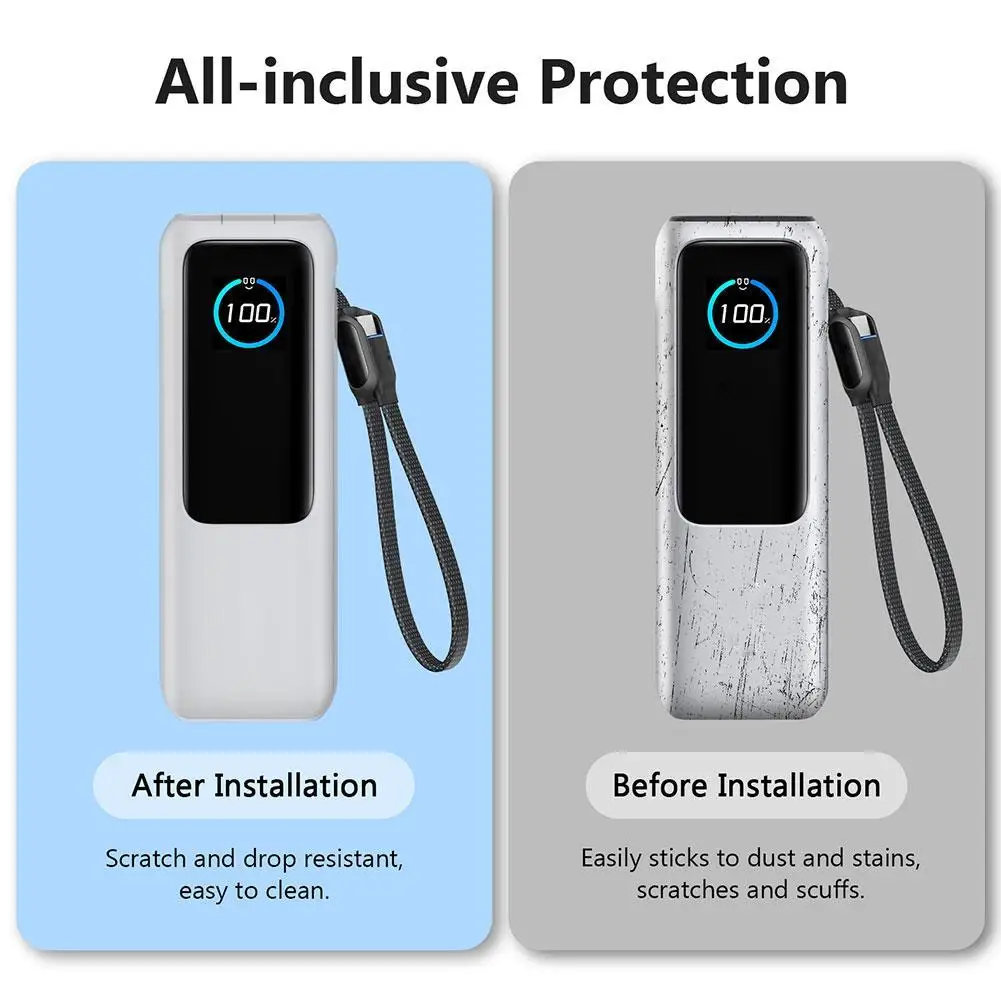 Portable Charger Protective Case Silicone Case Travel Carrying Case TF/SIM Storage Bag For Anker Zolo 25000mAh 165W Power Bank
Portable Charger Protective Case Silicone Case Travel Carrying Case TF/SIM Storage Bag For Anker Zolo 25000mAh 165W Power Bank