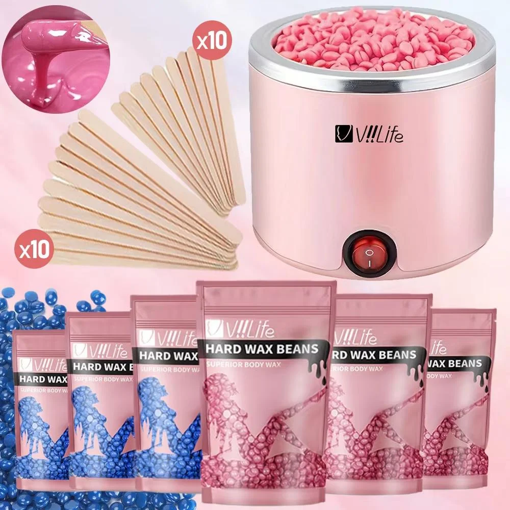 Painless Rose Waxing Set, Wax Heater + Wax Beads & Applicator Sticks, Gentle Body Hair Removal for Home Use
Painless Rose Waxing Set, Wax Heater + Wax Beads & Applicator Sticks, Gentle Body Hair Removal for Home Use