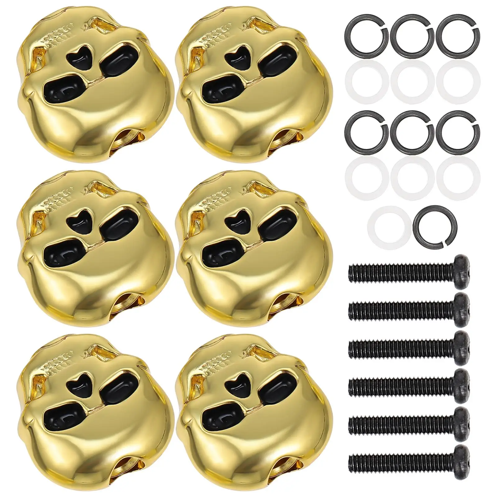 6 Pcs Guitar Tuner Handle Guitars Knobs Electric Acoustic Tuning Pegs Machine Heads Portable
6 Pcs Guitar Tuner Handle Guitars Knobs Electric Acoustic Tuning Pegs Machine Heads Portable
