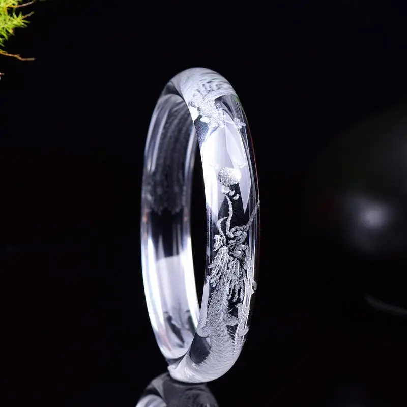 Genuine Brazilian White Crystal Dragon and Phoenix Bracelet Fashion Women's Fine Bracelet
Genuine Brazilian White Crystal Dragon and Phoenix Bracelet Fashion Women's Fine Bracelet