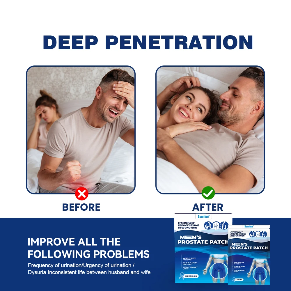 Sumifun 6~120Pcs Prostatitis Prostate Treatment Patch Man Prostatic Navel Plaster Strengthen Kidney Patch for Men Health Care
Sumifun 6~120Pcs Prostatitis Prostate Treatment Patch Man Prostatic Navel Plaster Strengthen Kidney Patch for Men Health Care