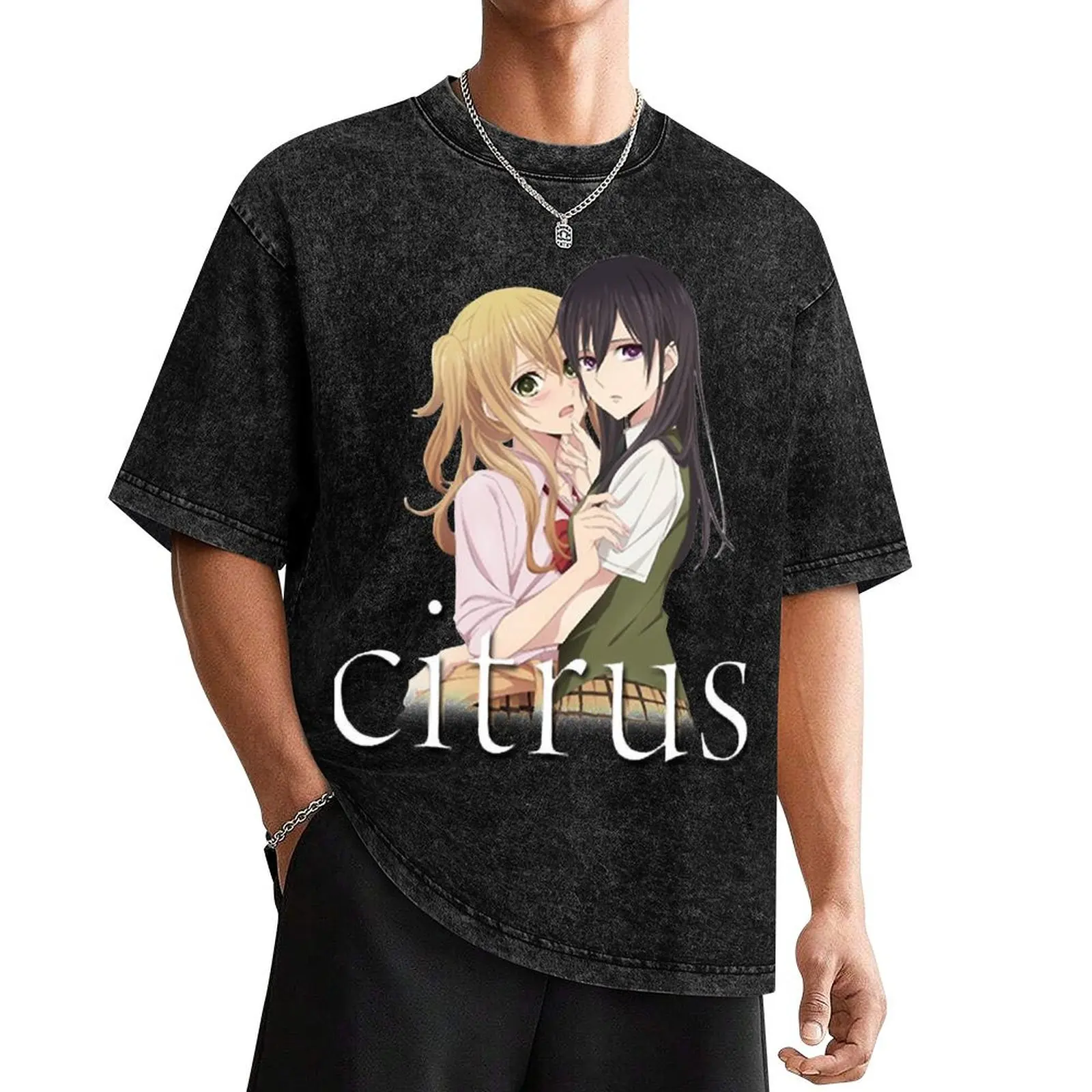 Yuzu x Mei Kiss - Citrus T-Shirt oversizeds anime clothes men t shirts high quality
Yuzu x Mei Kiss - Citrus T-Shirt oversizeds anime clothes men t shirts high quality