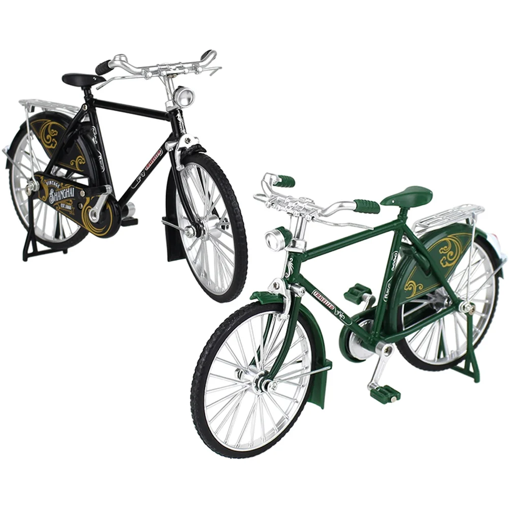 2 Pcs Bicycle Model Small Bike Ornament Miniature Figurine Vintage Sculpture Bicycles Decor Fidget Game Alloy
2 Pcs Bicycle Model Small Bike Ornament Miniature Figurine Vintage Sculpture Bicycles Decor Fidget Game Alloy