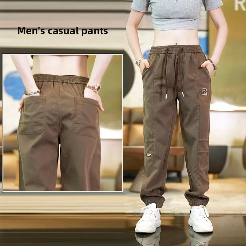Мужские повседневные брюки карго с эластичным поясом, джинсовые, свободные, прямые, для весны и осени
Мужские повседневные брюки карго с эластичным поясом, джинсовые, свободные, прямые, для весны и осени