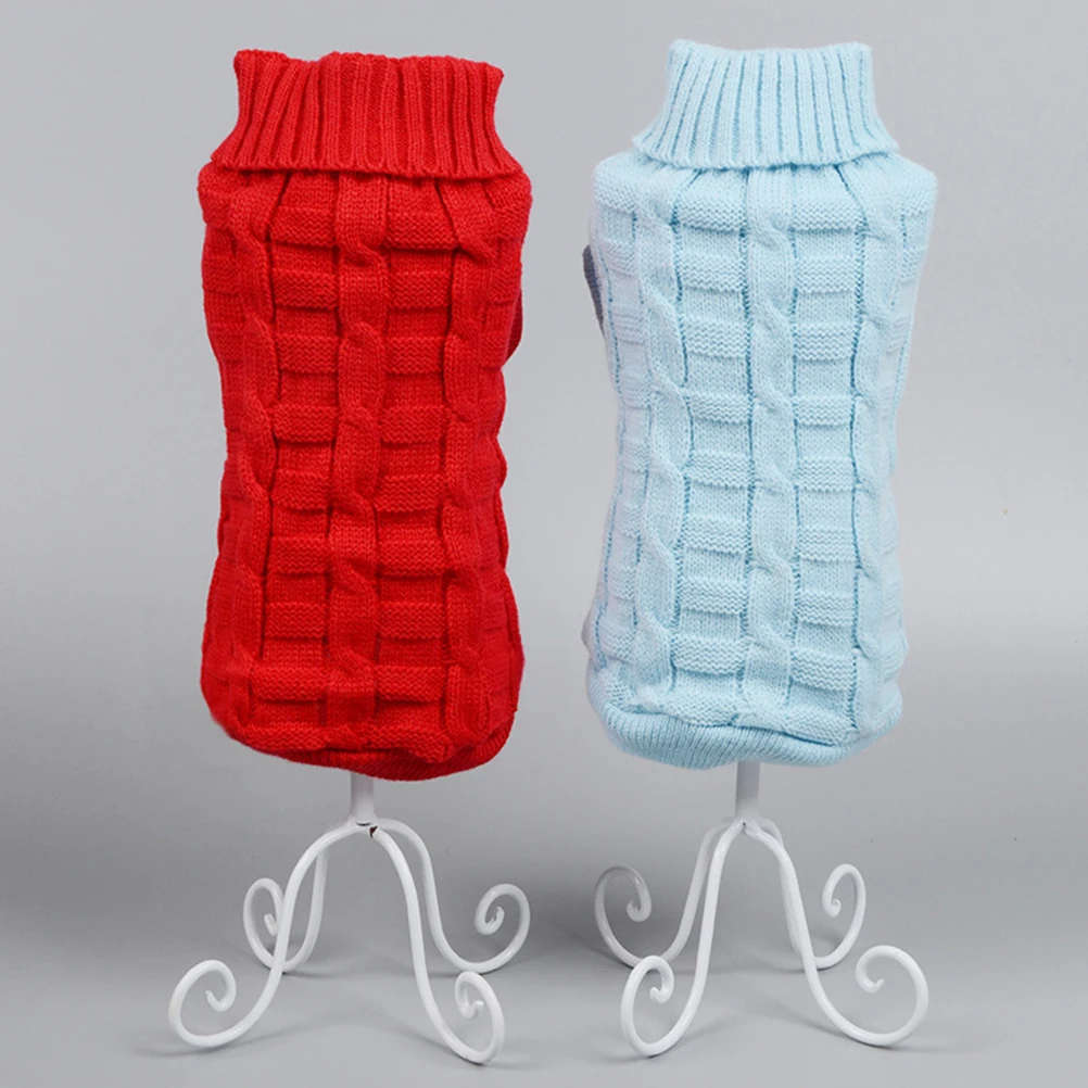 Dog Sweater Costumes Soft Pet Knitwear Apparel Three-dimensional Knitted Clothing Clothes Doggie Sweaters
Dog Sweater Costumes Soft Pet Knitwear Apparel Three-dimensional Knitted Clothing Clothes Doggie Sweaters