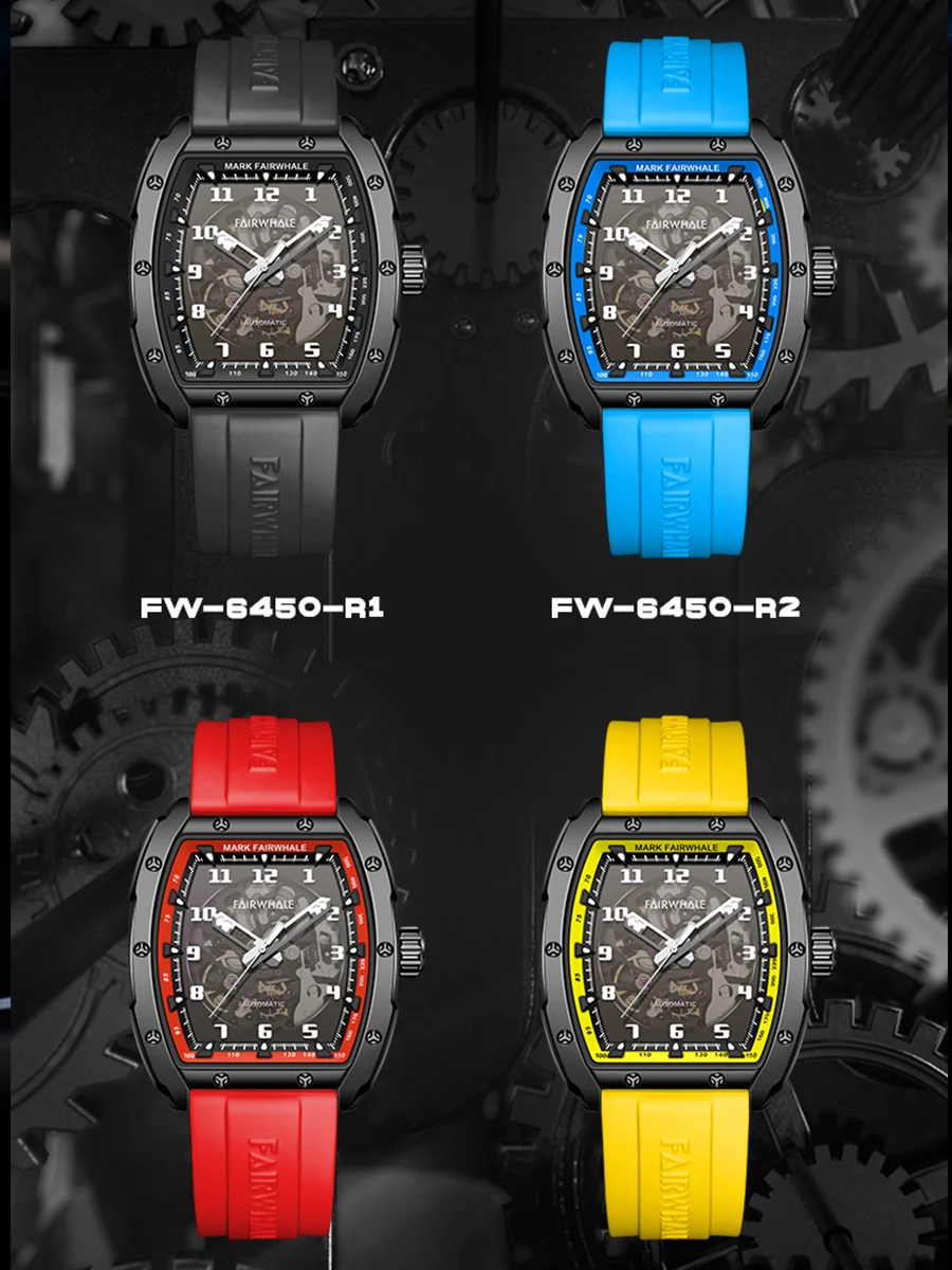 41mm Men Automatic Watch Men's Luxury Watches Install Automatic Mechanical Movement Transparent Back Cover Sports Wristwatch
41mm Men Automatic Watch Men's Luxury Watches Install Automatic Mechanical Movement Transparent Back Cover Sports Wristwatch
