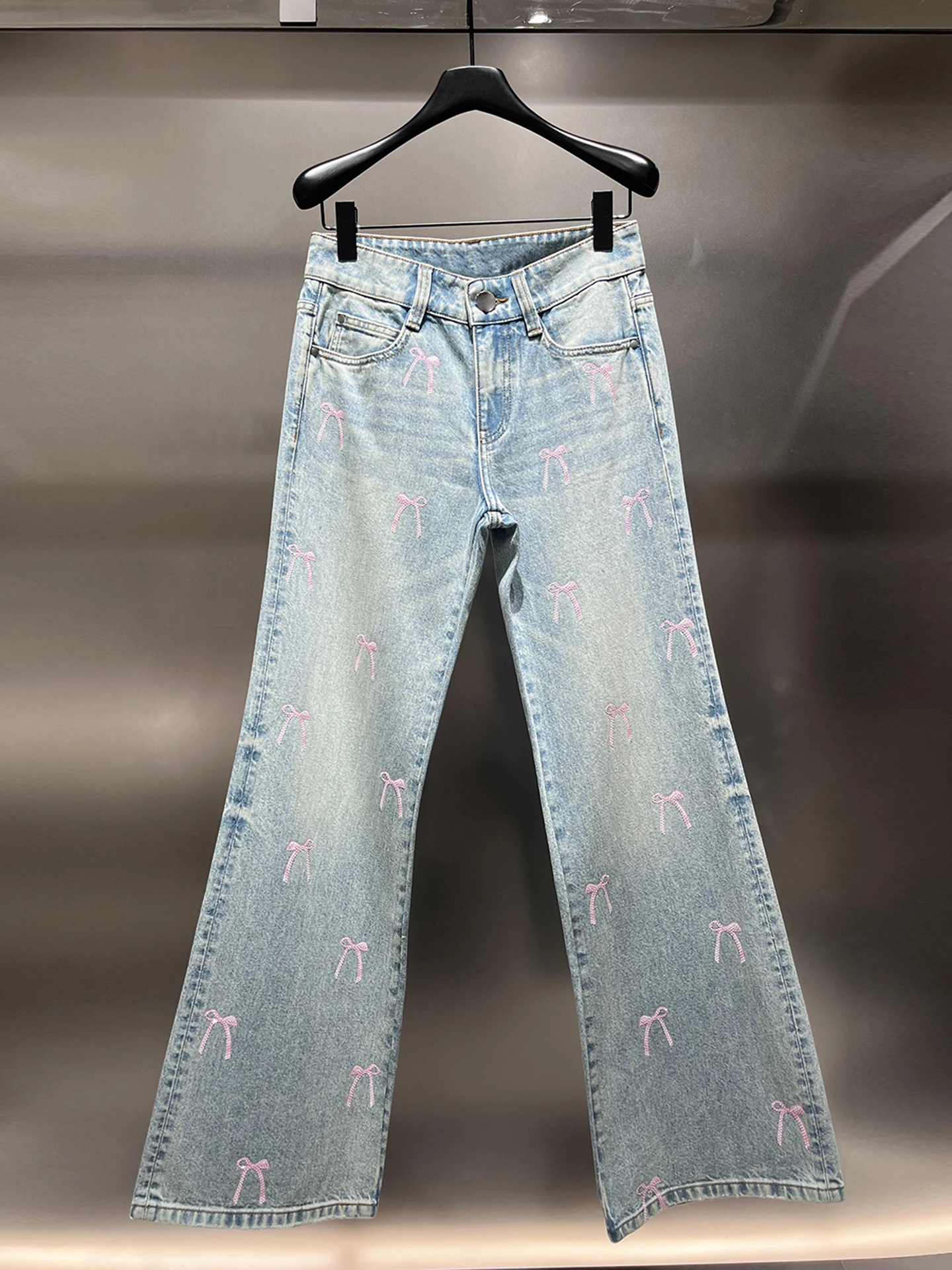 High Waist Wide Leg Denim Pants Women's Spring 2026 New Style Knot Print Casual Jeans High End Women's Fashion
High Waist Wide Leg Denim Pants Women's Spring 2026 New Style Knot Print Casual Jeans High End Women's Fashion