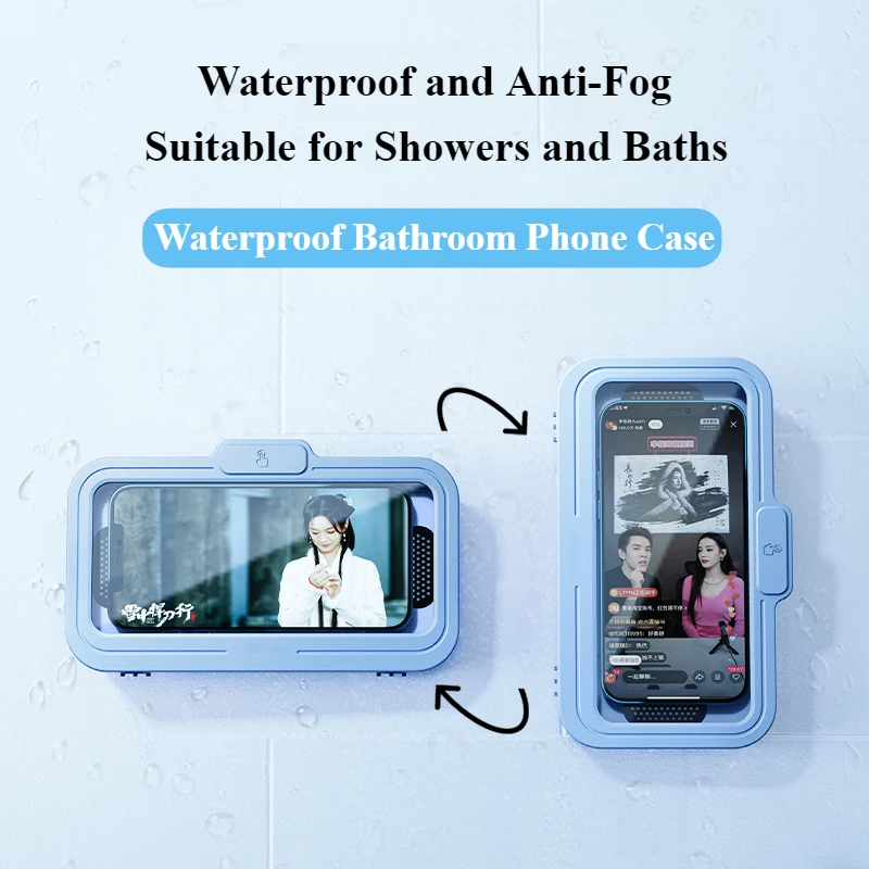 Eary Bathroom Phone Waterproof Case Wall Mounted Storage Box Cute Bunny Phone Holder Touch Screen Full Cover 360° Rotatable Case
Eary Bathroom Phone Waterproof Case Wall Mounted Storage Box Cute Bunny Phone Holder Touch Screen Full Cover 360° Rotatable Case