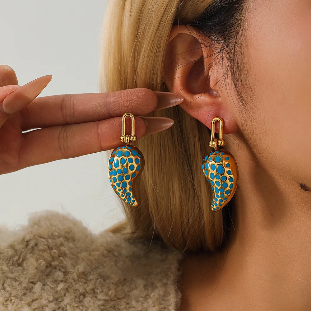 Speckled Teardrop Earrings, Boho Dainty Hypoallergenic Jewelry for Women, Lightweight Resin Vintage Gift
Speckled Teardrop Earrings, Boho Dainty Hypoallergenic Jewelry for Women, Lightweight Resin Vintage Gift
