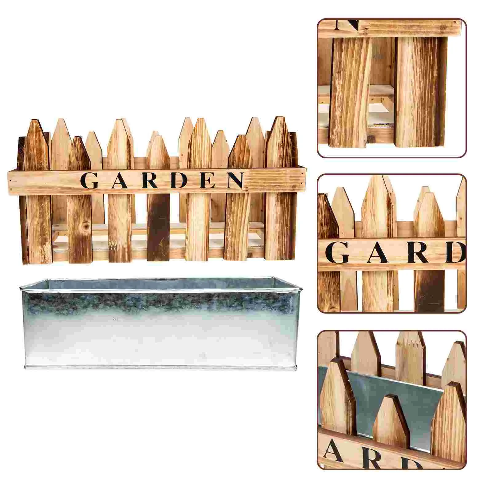 Wooden Iron Flower Pot Nordic Style Home Decor Planter Balcony Office Fence Container Anti Corrosion Durability Natural Look
Wooden Iron Flower Pot Nordic Style Home Decor Planter Balcony Office Fence Container Anti Corrosion Durability Natural Look