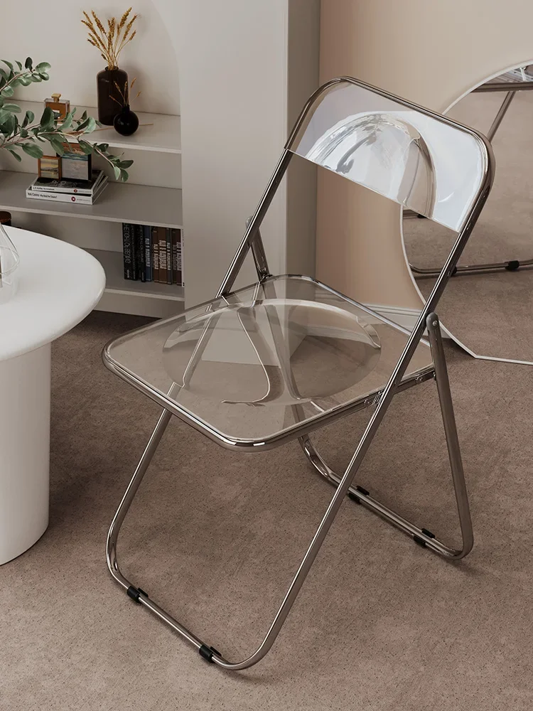 Home living room, dining chair, transparent foldable dining chair, light luxury, high-end makeup dresser, bedroom single chair
Home living room, dining chair, transparent foldable dining chair, light luxury, high-end makeup dresser, bedroom single chair