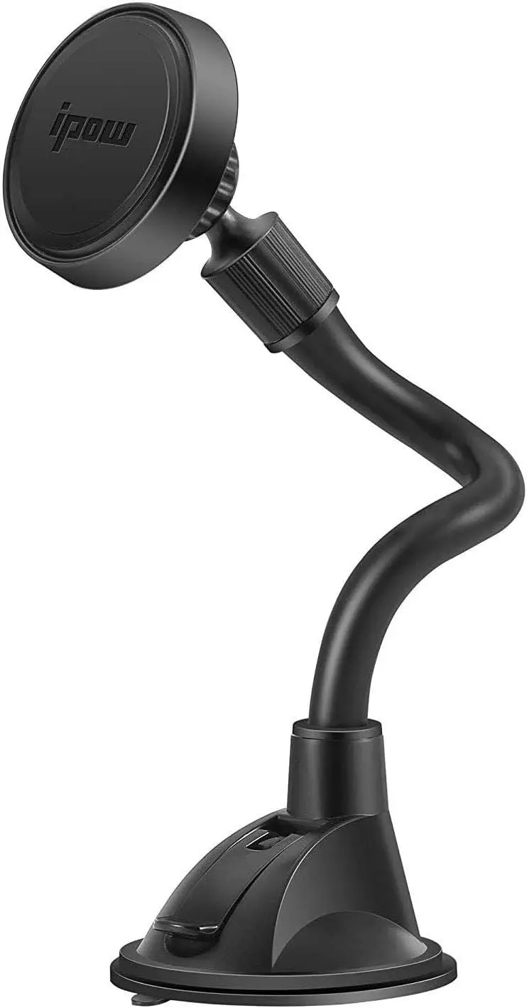 IPOW Long Arm Universal Magnetic Cradle Windshield Dashboard Cell Phone Mount Holder with 4 Metal Plates, Soft Firm Goose Arm & Enhanced Suction Cup
IPOW Long Arm Universal Magnetic Cradle Windshield Dashboard Cell Phone Mount Holder with 4 Metal Plates, Soft Firm Goose Arm & Enhanced Suction Cup