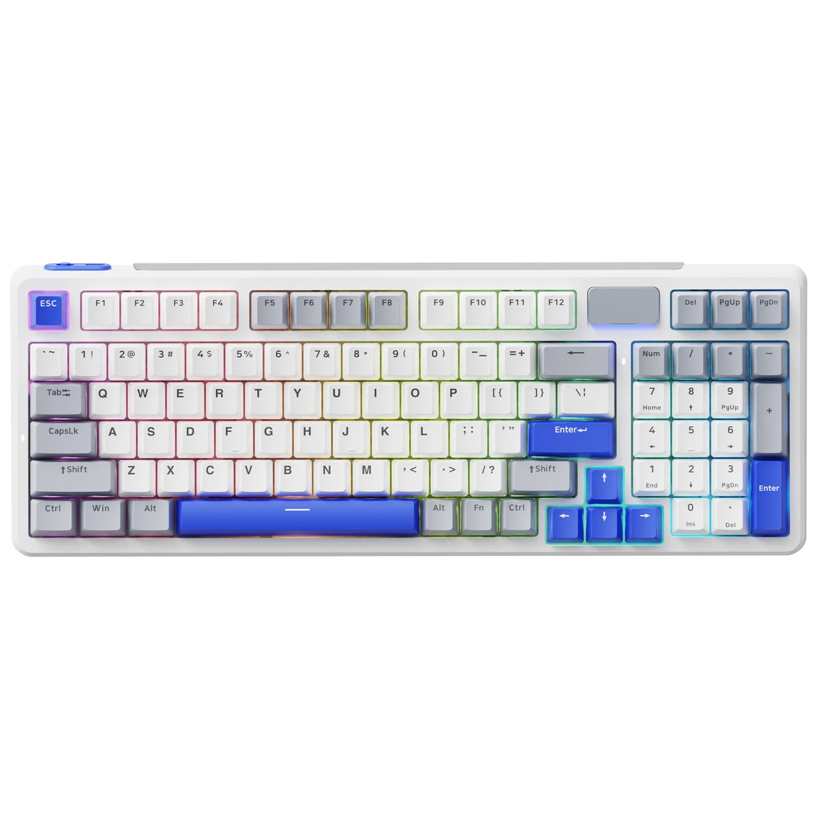 Rapoo V700DIY-98 Wired Wireless Mechanical Gaming Keyboard Tri-Mode Hot Swappable Custom Gaming Keyboard Gasket Custom
Rapoo V700DIY-98 Wired Wireless Mechanical Gaming Keyboard Tri-Mode Hot Swappable Custom Gaming Keyboard Gasket Custom