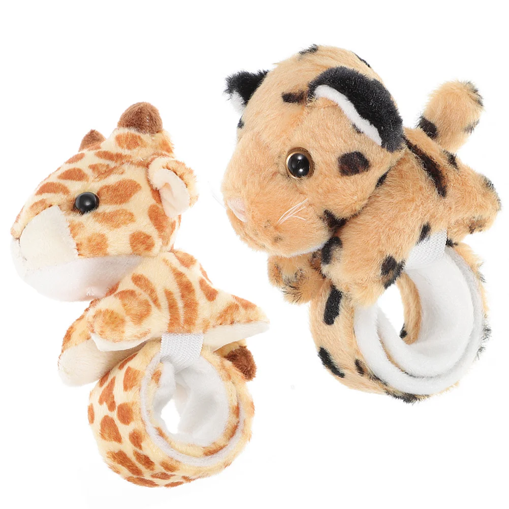 2Pcs Animal Slap Bracelets Stylish Soft Stuffed Giraffe Leopard Wristbands Party Favor Kids Snap Bands for Children
2Pcs Animal Slap Bracelets Stylish Soft Stuffed Giraffe Leopard Wristbands Party Favor Kids Snap Bands for Children