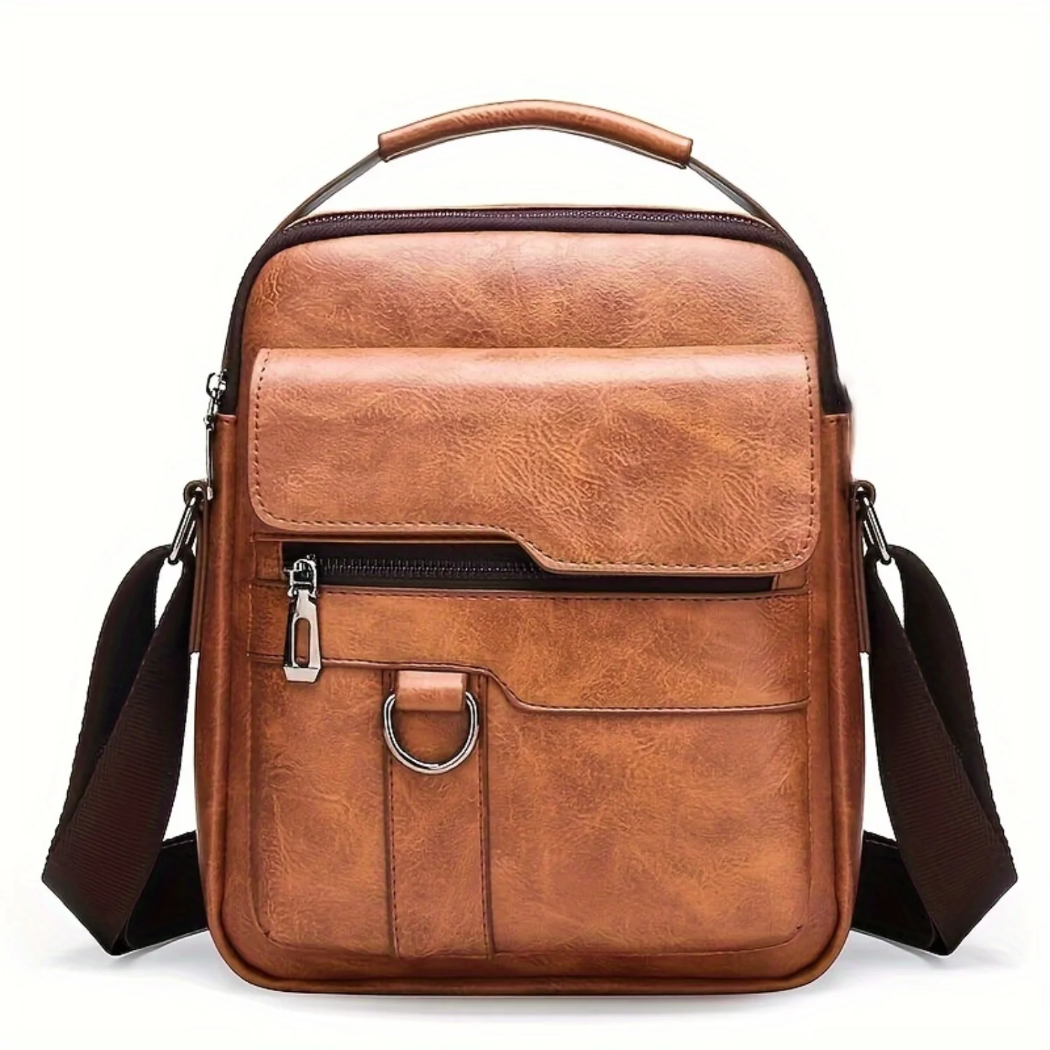 Elegant Vintage Leather Messenger Bag with Multiple Pockets for Business and Everyday Use - Stylish and Functional!
Elegant Vintage Leather Messenger Bag with Multiple Pockets for Business and Everyday Use - Stylish and Functional!