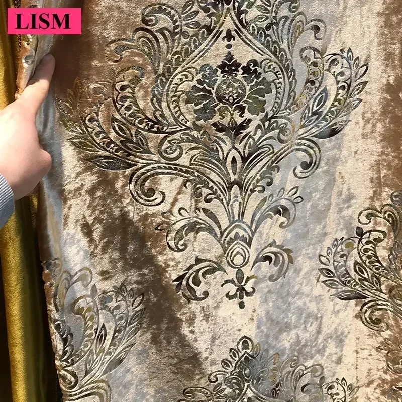 European Flannel Curtains For Living Room Bedroom Blackout Double Layer Color Matching Decor Custom Valance Embroidery Tulle
European Flannel Curtains For Living Room Bedroom Blackout Double Layer Color Matching Decor Custom Valance Embroidery Tulle