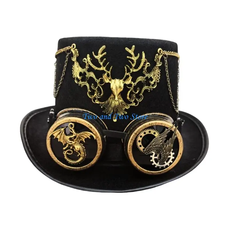 HX6F Fashionable Headwear Costume Hat With Mechanical Detail For Cosplay Enthusiasts
HX6F Fashionable Headwear Costume Hat With Mechanical Detail For Cosplay Enthusiasts