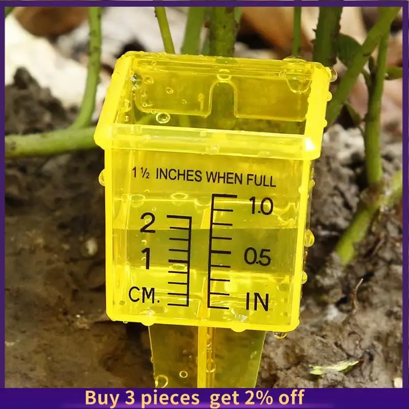 20PCS Rain Gauge Reusable Garden Water Gauge Sprinkler Gauge Bright Yellow Lawn Rain Gauge Outdoor Water Measuring Tool Durable
20PCS Rain Gauge Reusable Garden Water Gauge Sprinkler Gauge Bright Yellow Lawn Rain Gauge Outdoor Water Measuring Tool Durable