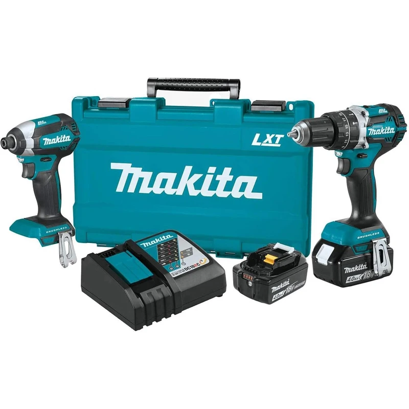 Makita XT269M 18V LXT Литий-ионный бесщеточный аккумуляторный, 2 шт. Комбинированный комплект (4,0 Ач), Синий
Makita XT269M 18V LXT Литий-ионный бесщеточный аккумуляторный, 2 шт. Комбинированный комплект (4,0 Ач), Синий