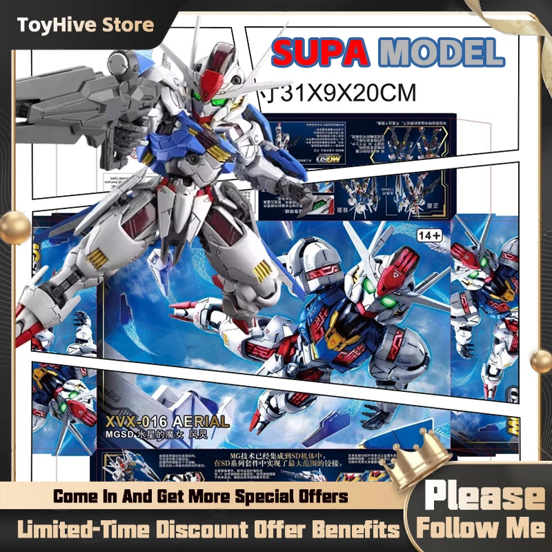 【In Stock】SUPA MGSD Aerial - The Witch From Mercury Mech Assembly Model Kit Action Figure Collectible Boy Puzzle Toy Gift
【In Stock】SUPA MGSD Aerial - The Witch From Mercury Mech Assembly Model Kit Action Figure Collectible Boy Puzzle Toy Gift