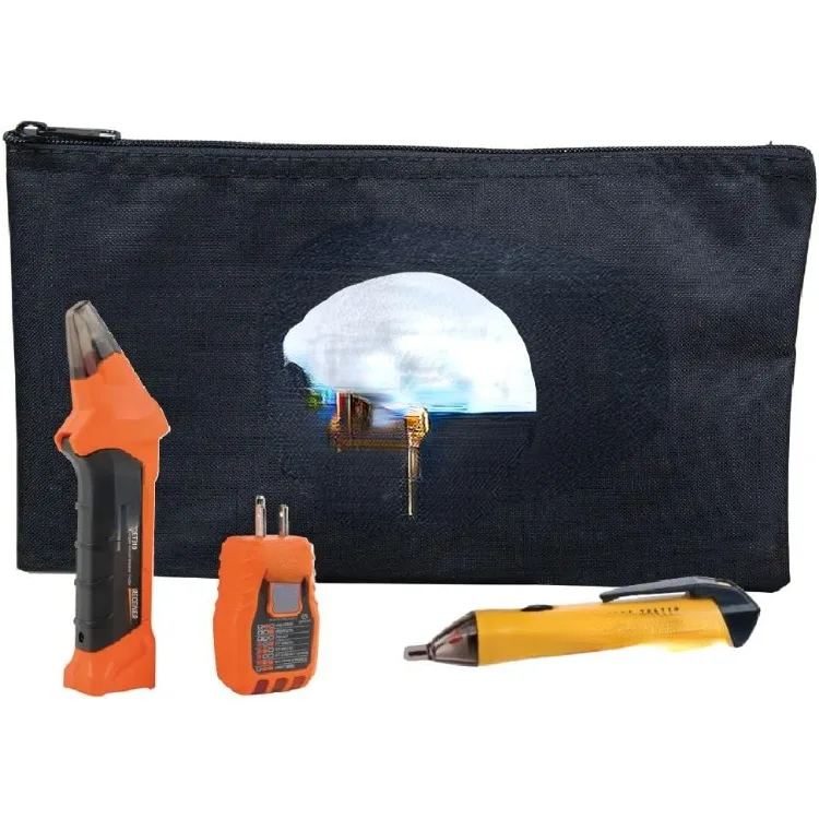 80064 AC Circuit Breaker Kit with GFCI Digital Circuit Breaker Finder, Non-Contact Voltage Tester Pen and Zipper Bag, 3-Piece
80064 AC Circuit Breaker Kit with GFCI Digital Circuit Breaker Finder, Non-Contact Voltage Tester Pen and Zipper Bag, 3-Piece
