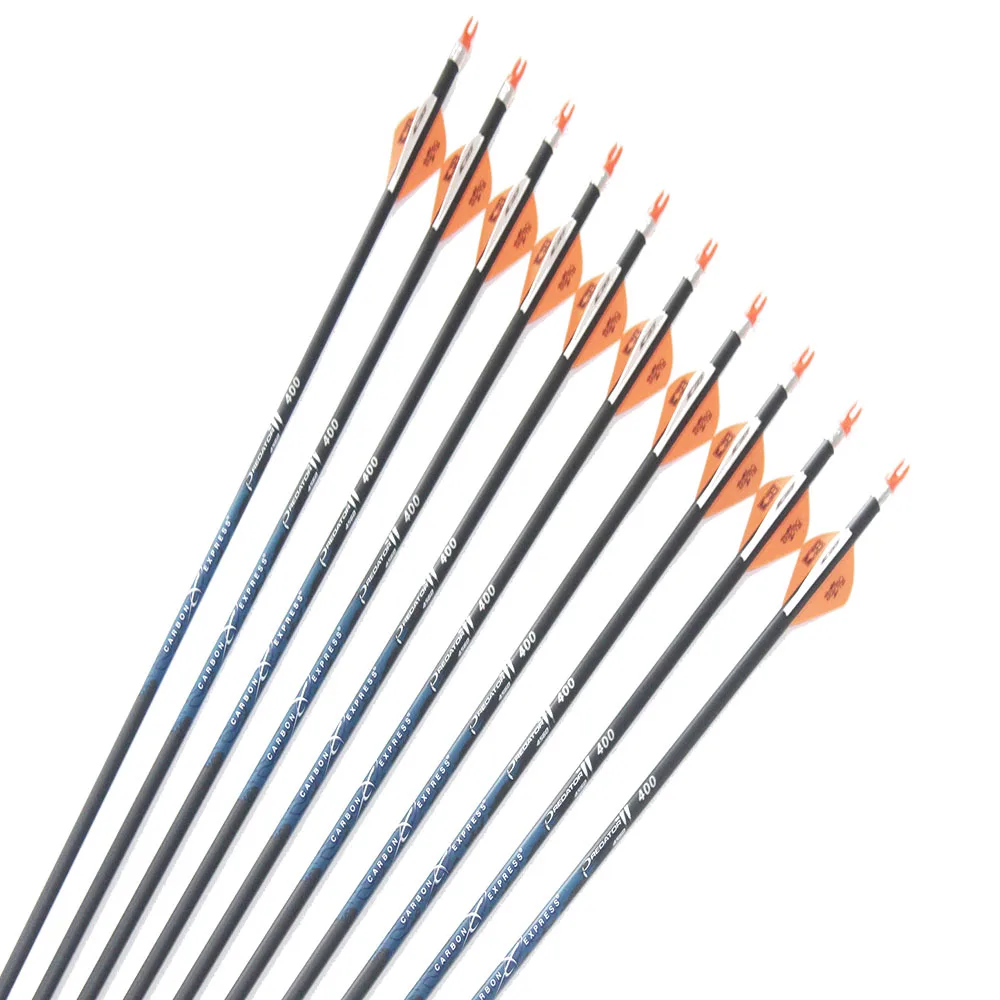 12pcs Archery 32" Carbon Arrows ID6.2mm Spine250 300 340 400 500 600 2Inch Arrow Vane 100gr Arrowhead Compound Bow Hunting
12pcs Archery 32" Carbon Arrows ID6.2mm Spine250 300 340 400 500 600 2Inch Arrow Vane 100gr Arrowhead Compound Bow Hunting