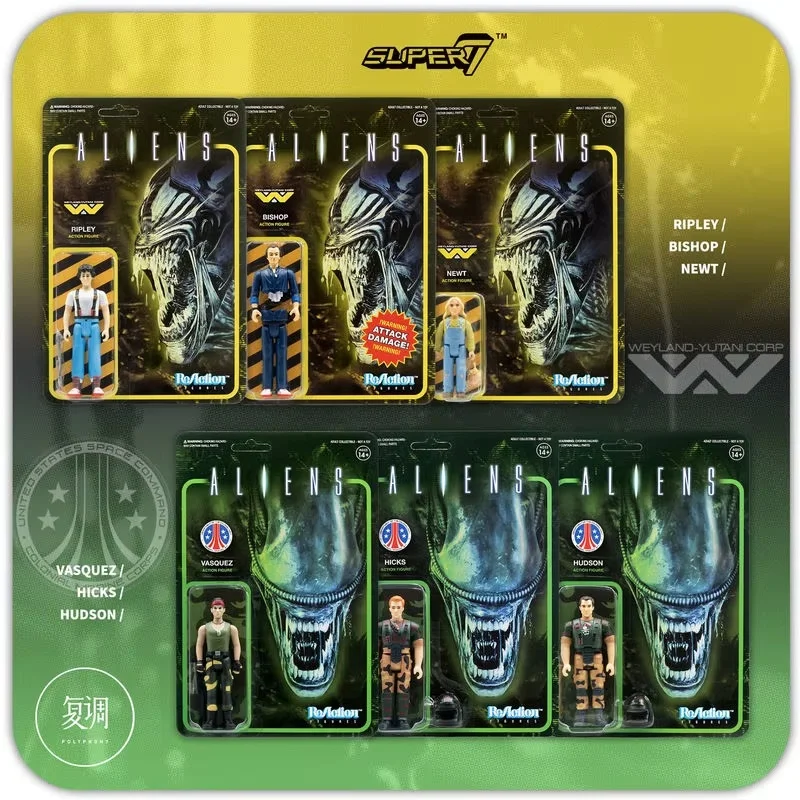 In Stock Super7 Alien Movie Series Aliens Retro Hanging Card Trendy Play Action Figure Model Toys Gifts
In Stock Super7 Alien Movie Series Aliens Retro Hanging Card Trendy Play Action Figure Model Toys Gifts