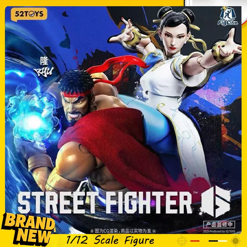 NEW 52Toys Street Fighter 6 CHUN-LI Action Figure 1/12 RYU Figurine PVC Collectible Toy Gift
NEW 52Toys Street Fighter 6 CHUN-LI Action Figure 1/12 RYU Figurine PVC Collectible Toy Gift