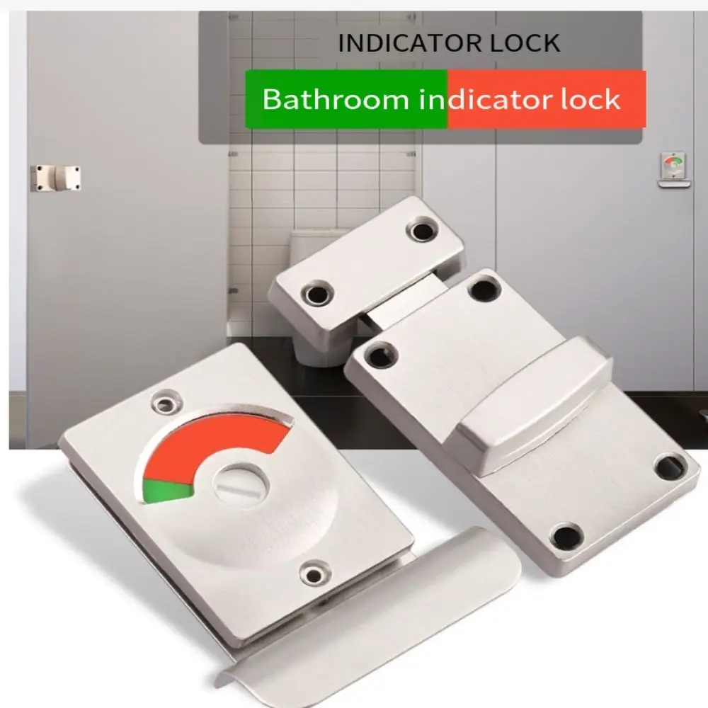 Red Green Indicator Aluminum Alloy Partition Door Lock Smooth Operation Deadbolt Metal Indicator Door Lock Privacy Indicator
Red Green Indicator Aluminum Alloy Partition Door Lock Smooth Operation Deadbolt Metal Indicator Door Lock Privacy Indicator