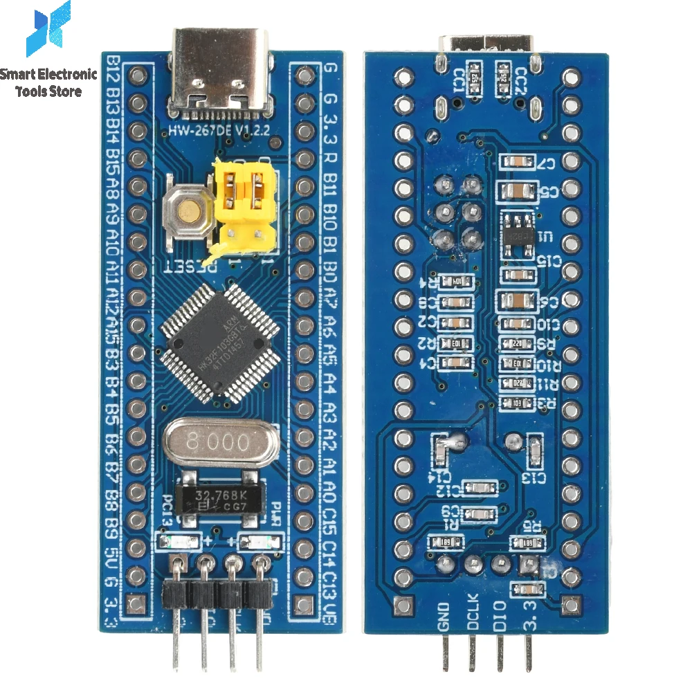 STM32F103C8T6 ARM STM32F103 STM32 F103C8T6 Чип Type-C Интерфейс Минимальный модуль платы разработки системы 
STM32F103C8T6 ARM STM32F103 STM32 F103C8T6 Чип Type-C Интерфейс Минимальный модуль платы разработки системы