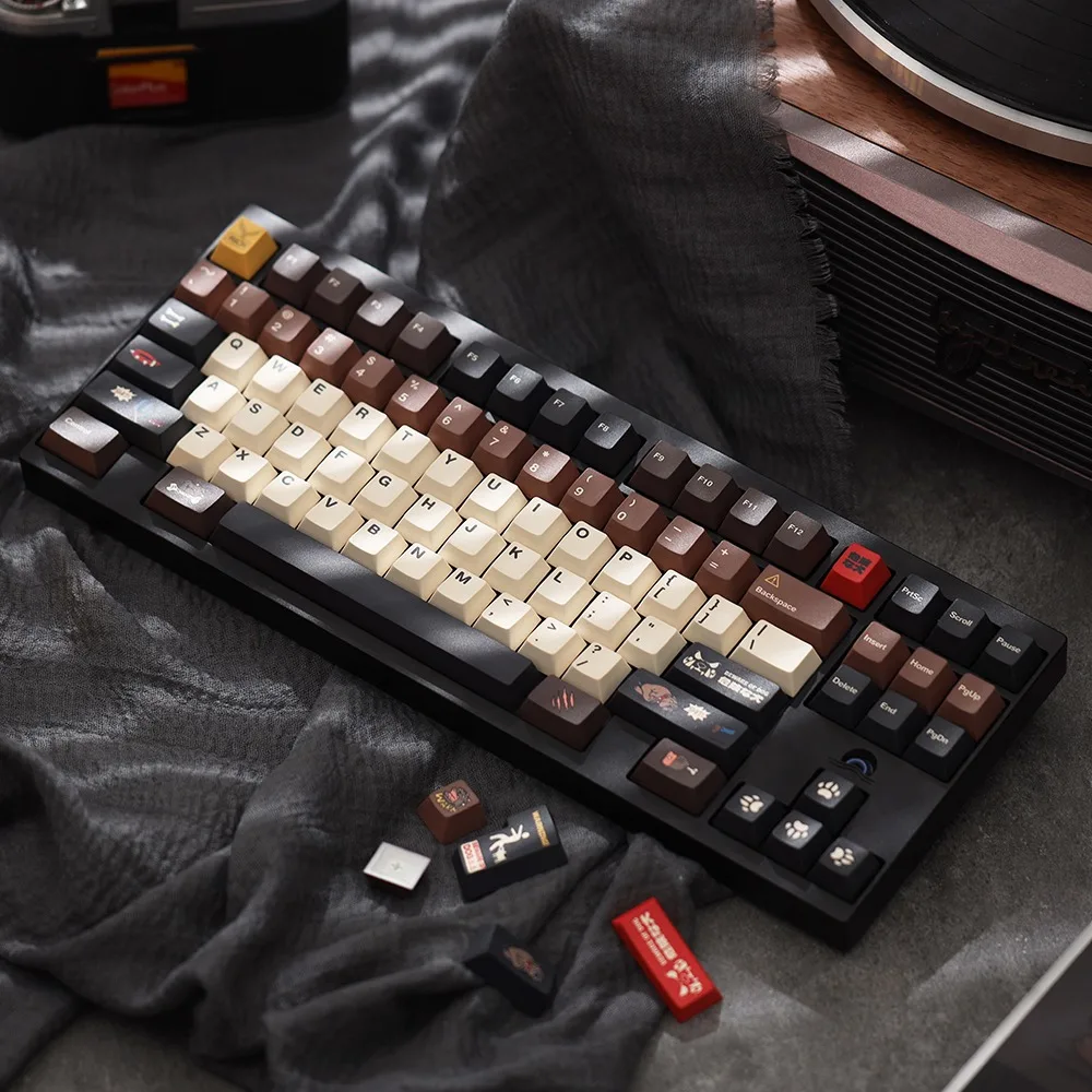 Колпачки для клавиш Evil Dog в стиле комиксов PBT 1,7 мм, механическая клавиатура, магнитная ось, вишневый профиль, передние игровые аксессуары для вырезания, эргономика
Колпачки для клавиш Evil Dog в стиле комиксов PBT 1,7 мм, механическая клавиатура, магнитная ось, вишневый профиль, передние игровые аксессуары для вырезания, эргономика