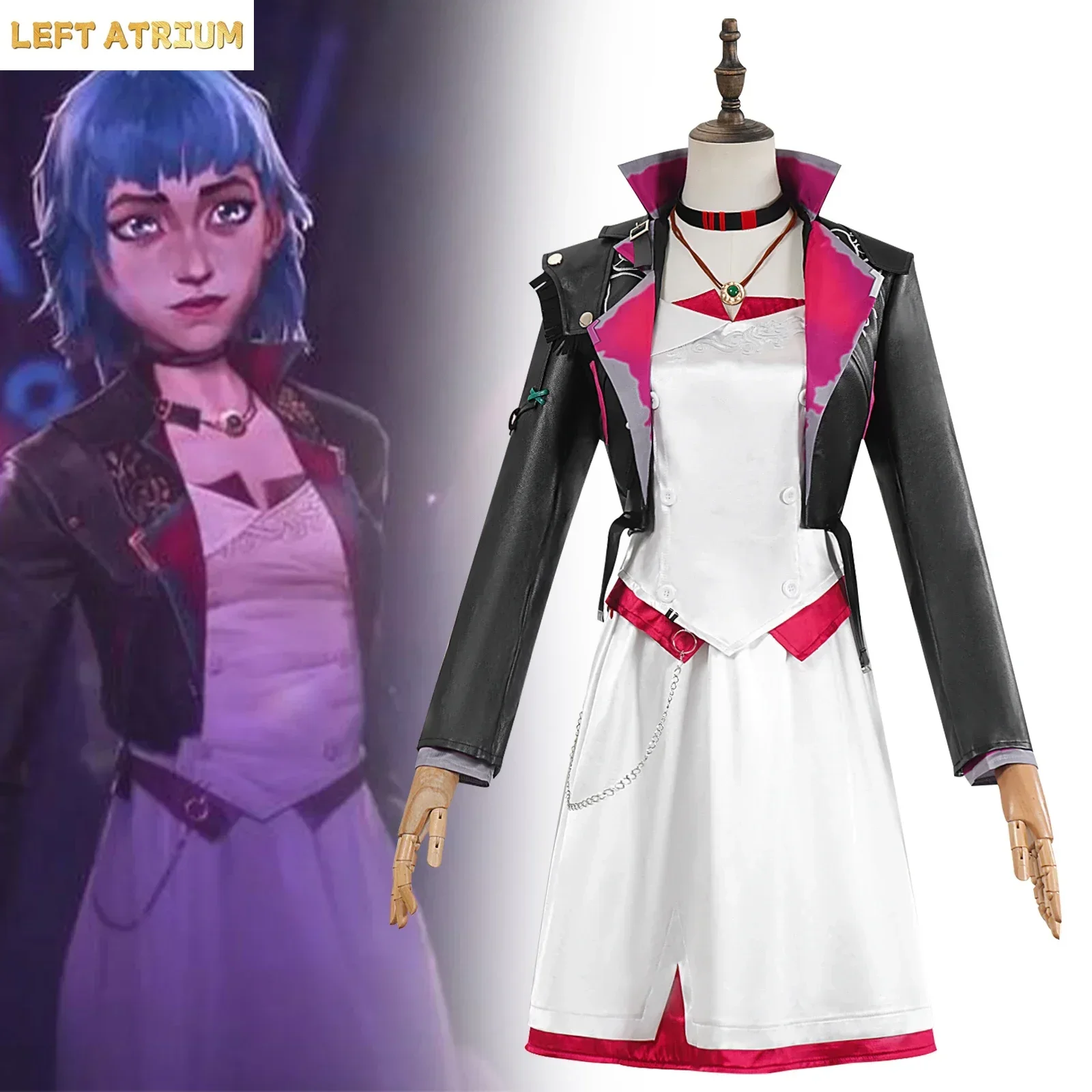 2025 AU Party Dance Dress Halloween costume Jinx Cosplay Collab Series: Game LOL Arcane S2 Powder Jinx Comic-Con Cosplay Costume
2025 AU Party Dance Dress Halloween costume Jinx Cosplay Collab Series: Game LOL Arcane S2 Powder Jinx Comic-Con Cosplay Costume