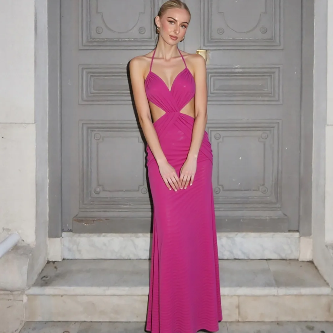 2026 Summer New Sexy Hot Girl See-through Backless Tie Halter Long Dress Women's Clothing Outfits Vestidos Elegant
2026 Summer New Sexy Hot Girl See-through Backless Tie Halter Long Dress Women's Clothing Outfits Vestidos Elegant