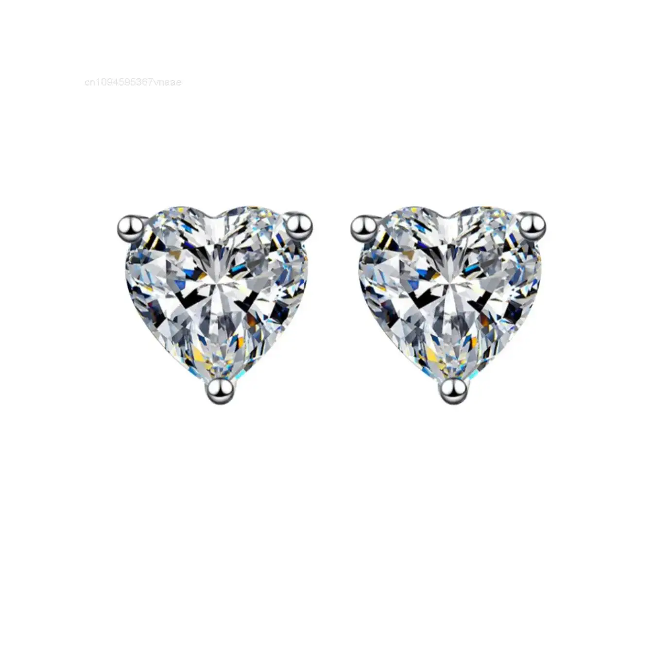 Fashion Heart Cut VVS Moissanite Stud Earrings 925 Sterling Silver Rhodium Plated GRA Certified Hip Hop Jewelry
Fashion Heart Cut VVS Moissanite Stud Earrings 925 Sterling Silver Rhodium Plated GRA Certified Hip Hop Jewelry