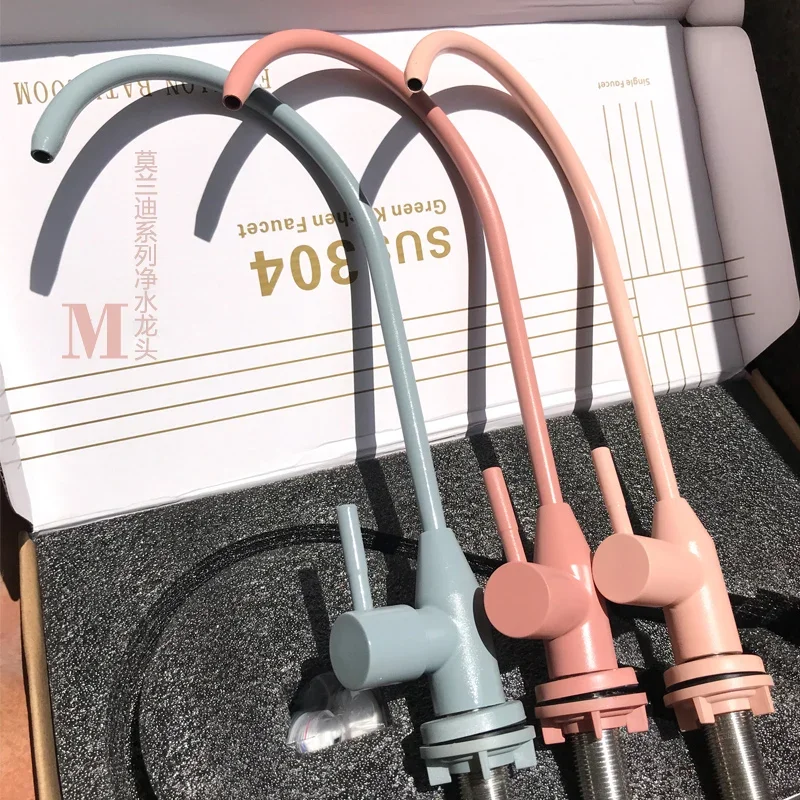 Morandi color water purifier faucet smoke gray blue gray orange pink paint rotatable ceramic valve core single cold
Morandi color water purifier faucet smoke gray blue gray orange pink paint rotatable ceramic valve core single cold
