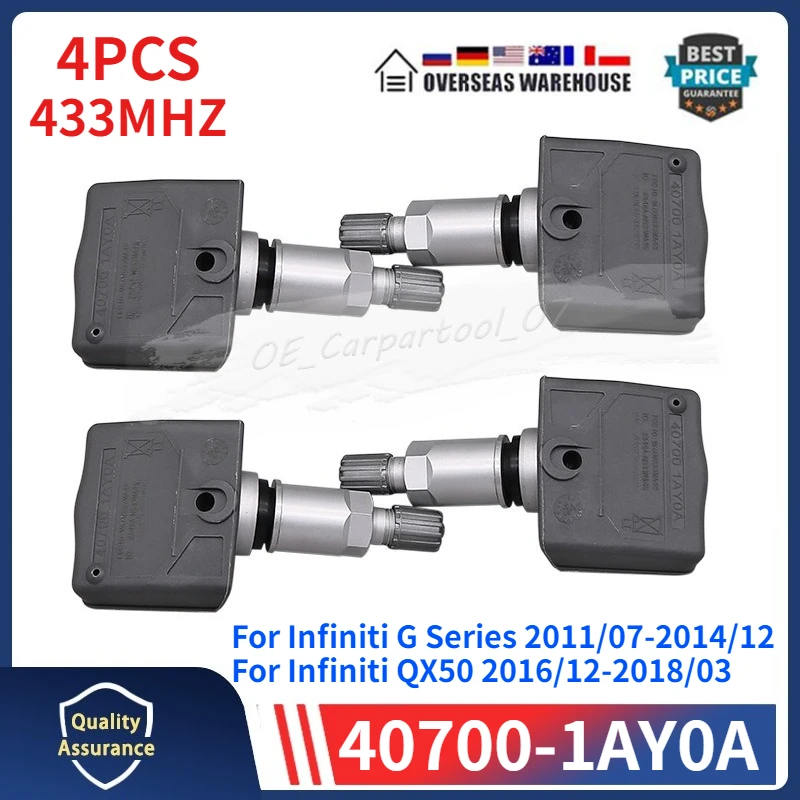 4 шт./лот TPMS датчик контроля давления в шинах 40700-1AY0A для 2011-2014 Infiniti G серии Renault Koleos 2011-2020 Nissan 370Z GT-R
4 шт./лот TPMS датчик контроля давления в шинах 40700-1AY0A для 2011-2014 Infiniti G серии Renault Koleos 2011-2020 Nissan 370Z GT-R