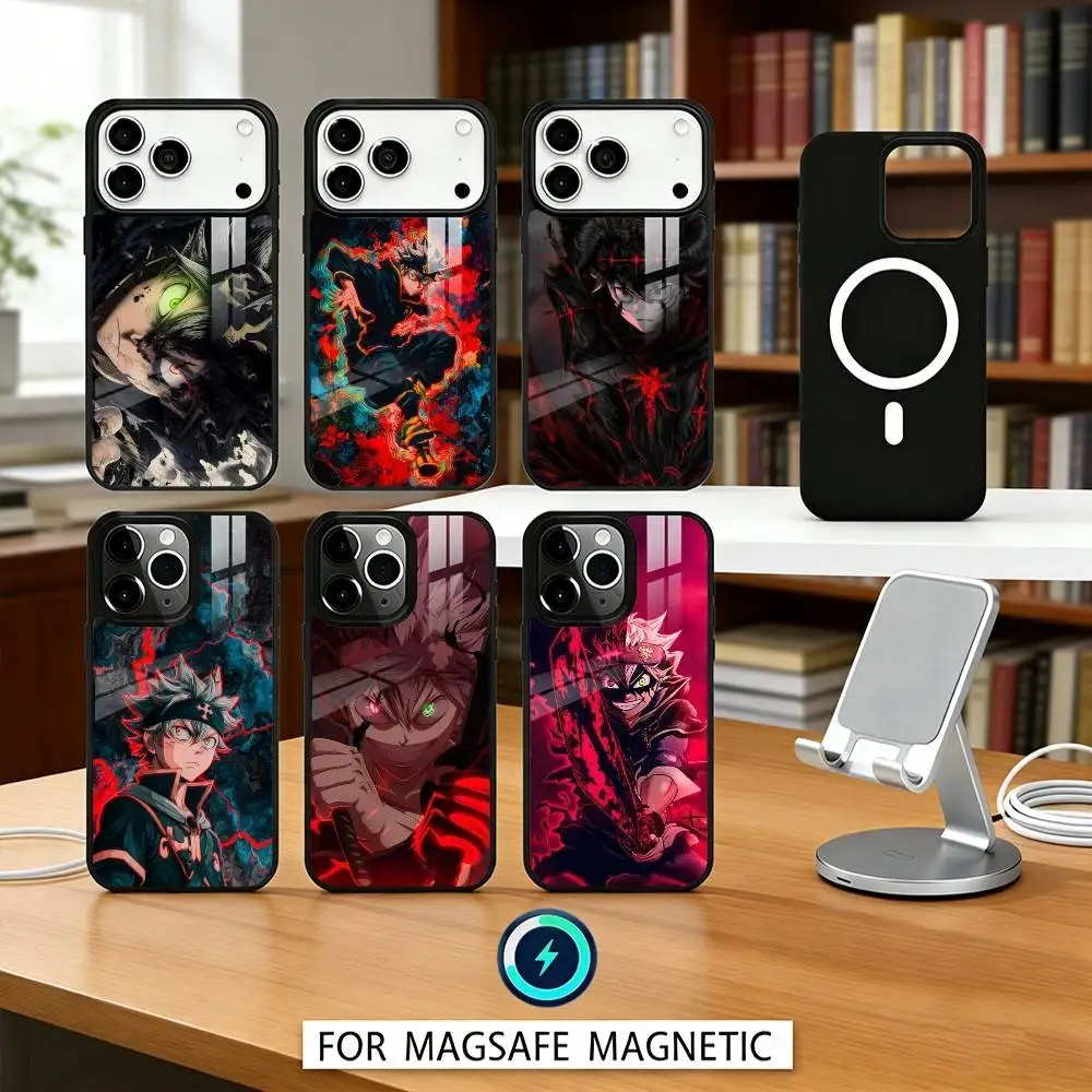 B-Black A-Asta Clover Phone Case For iPhone17,16,15,14,13,12,Pro,Max,Magnetic For Magsafe Wireless Charging
B-Black A-Asta Clover Phone Case For iPhone17,16,15,14,13,12,Pro,Max,Magnetic For Magsafe Wireless Charging