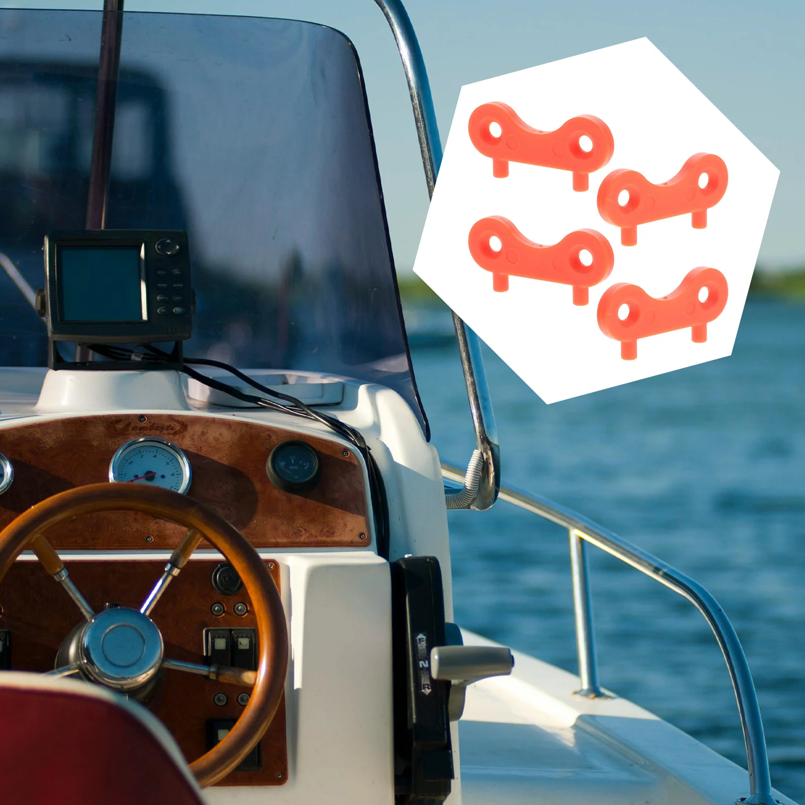 4pcs Key Switch Tool for Boat Gas Cap Deck Fill Plate Nylon Material Smooth Use Portable Storage Marine Replacement Parts
4pcs Key Switch Tool for Boat Gas Cap Deck Fill Plate Nylon Material Smooth Use Portable Storage Marine Replacement Parts