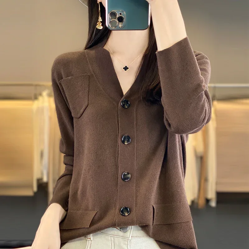 Sweater Cardigan Women Soft And Comfortable Loose Casual Sweater Women V-neck Long sleeve Sweatshirt Sweaters Youth Women Tops
Sweater Cardigan Women Soft And Comfortable Loose Casual Sweater Women V-neck Long sleeve Sweatshirt Sweaters Youth Women Tops