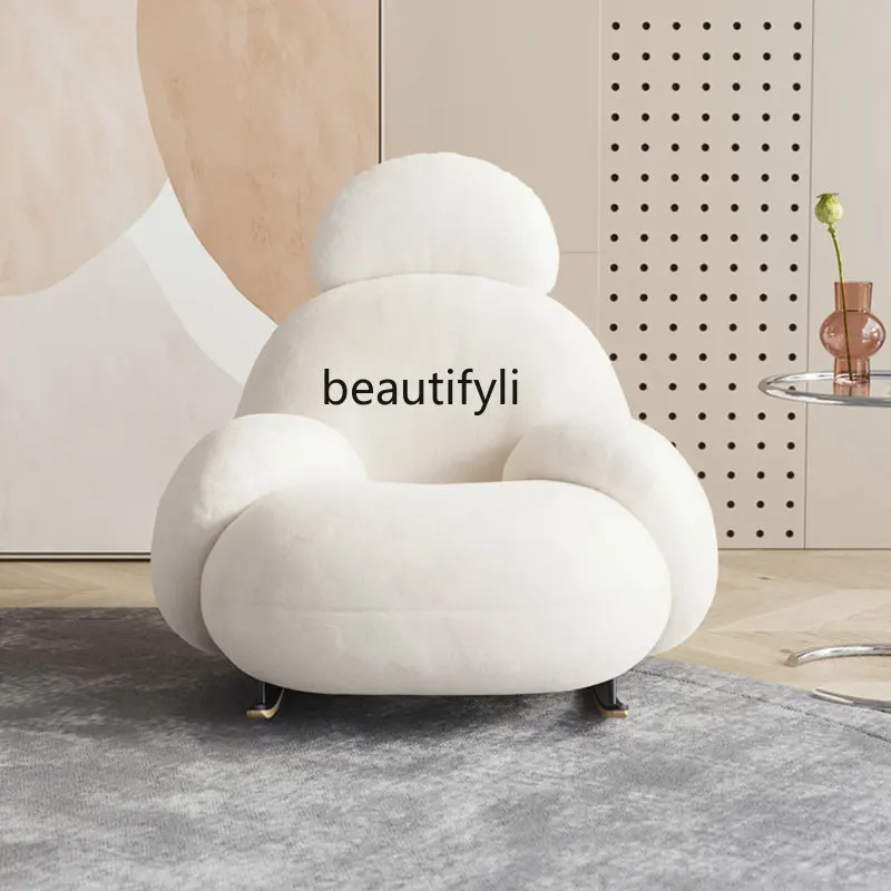 Living Room Leisure Chair White Chair Cute Sofa Single Lazy Sofa Simple Modern Balcony Rest Chair chairs living room
Living Room Leisure Chair White Chair Cute Sofa Single Lazy Sofa Simple Modern Balcony Rest Chair chairs living room
