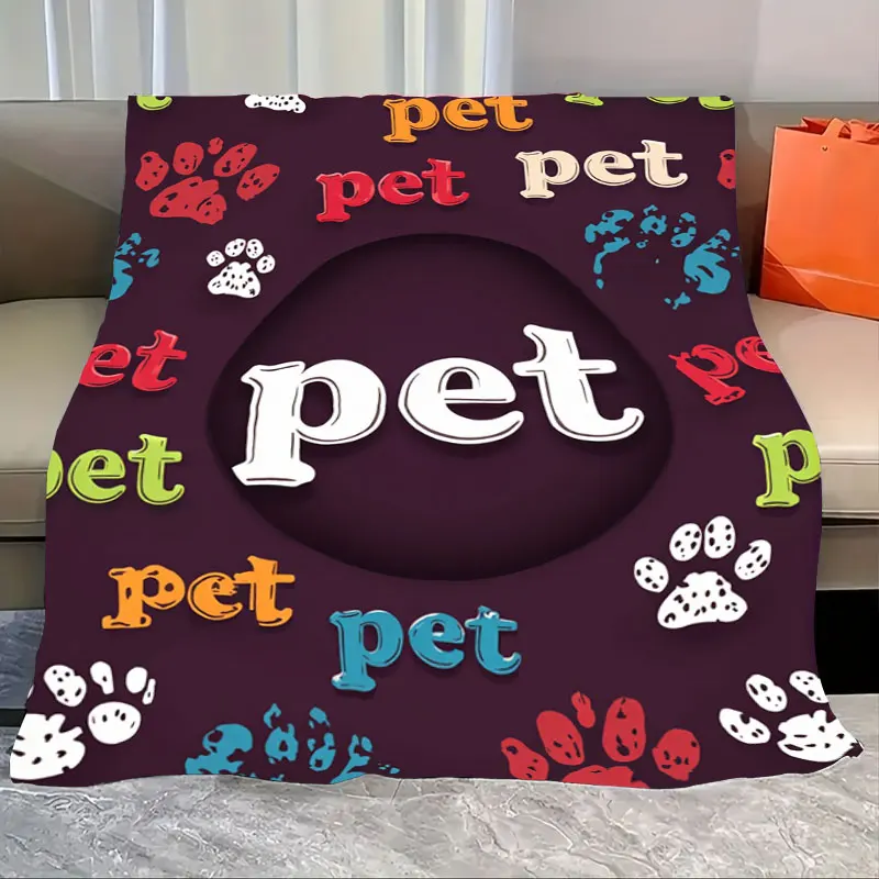 1 шт. фланелевое одеяло «красочное одеяло с принтом «животного» и узорами лап для уютного домашнего декора»
1 шт. фланелевое одеяло «красочное одеяло с принтом «животного» и узорами лап для уютного домашнего декора»