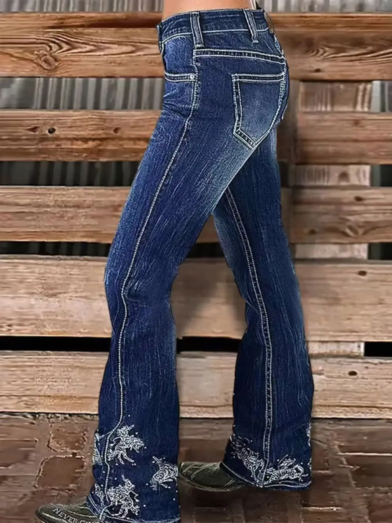 Standard Size Women Washed Denim Jeans Casual Loose Wide Leg Pants Stretch Comfort Fit Fashion Trendy Women's jeans Pants
Standard Size Women Washed Denim Jeans Casual Loose Wide Leg Pants Stretch Comfort Fit Fashion Trendy Women's jeans Pants