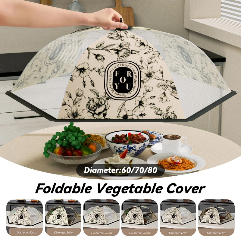 Foldable Breathable Food Cover Dust-Proof Mosquito-Proof Reusable Household Rice & Leftovers Protector for Dining Table
Foldable Breathable Food Cover Dust-Proof Mosquito-Proof Reusable Household Rice & Leftovers Protector for Dining Table