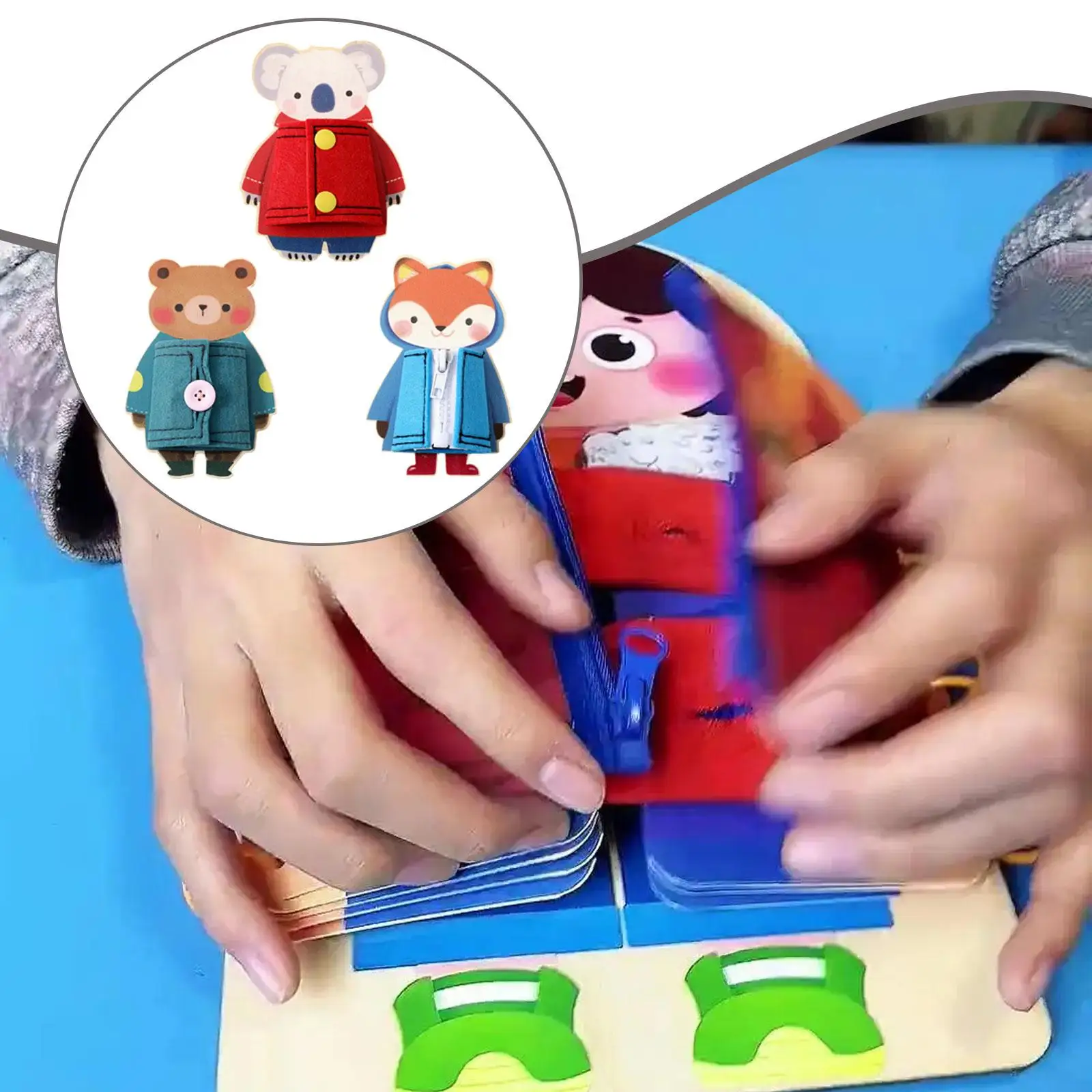 3 шт., доска для развития мелкой моторики для малышей, аксессуар, игрушка-одевалка для животных
3 шт., доска для развития мелкой моторики для малышей, аксессуар, игрушка-одевалка для животных