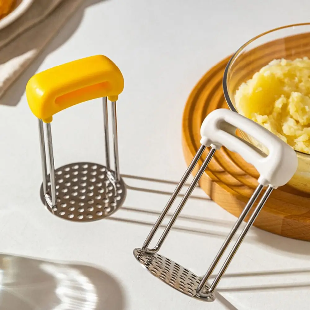 Handheld Potato Masher Non-slip Plastic Handle High Hardness Potatoes Crusher Manual Stainless Steel Potatoes Presser Vegetables
Handheld Potato Masher Non-slip Plastic Handle High Hardness Potatoes Crusher Manual Stainless Steel Potatoes Presser Vegetables