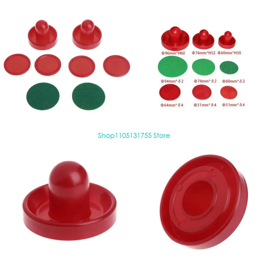 K0EF 8pcs Plastic Air Hockey Push Handle Hockey Pucks Great Goal Handle Paddles Replacement Accessories
K0EF 8pcs Plastic Air Hockey Push Handle Hockey Pucks Great Goal Handle Paddles Replacement Accessories