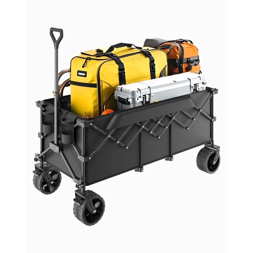 Heavy Duty Folding Wagon Cart 300L 450LB Capacity Collapsible Design Service Life
Heavy Duty Folding Wagon Cart 300L 450LB Capacity Collapsible Design Service Life