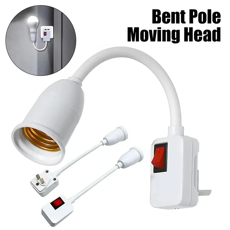 Direct Plug-in Rotary Lamp Head E27 Socket Lamp Bulb Holder with Switch EU Plug Lamp Holder LED Table Led Base Base
Direct Plug-in Rotary Lamp Head E27 Socket Lamp Bulb Holder with Switch EU Plug Lamp Holder LED Table Led Base Base