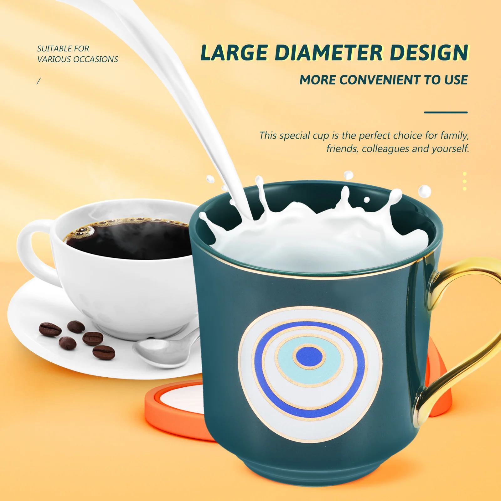 Hand Painted Eye Ceramic Coffee Cup Milk Mug for Home Office Coffee Shop Restaurant Use Ceramic Eye Mug
Hand Painted Eye Ceramic Coffee Cup Milk Mug for Home Office Coffee Shop Restaurant Use Ceramic Eye Mug