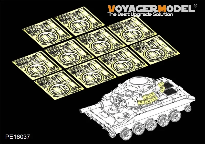 Модель Voyager PE16037, масштаб 1/35, современный американский M551 Sheridan, воздушно-десантный танк, детали дорожного колеса и коробки для боеприпасов (для TAMIYA 56043)
Модель Voyager PE16037, масштаб 1/35, современный американский M551 Sheridan, воздушно-десантный танк, детали дорожного колеса и коробки для боеприпасов (для TAMIYA 56043)